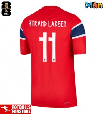 Norge Jorgen Strand Larsen #11 Hemmatröja VM 2026 Kortärmad